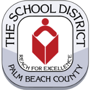 The School District of Palm Beach County logo – SaferWatch education safety partner