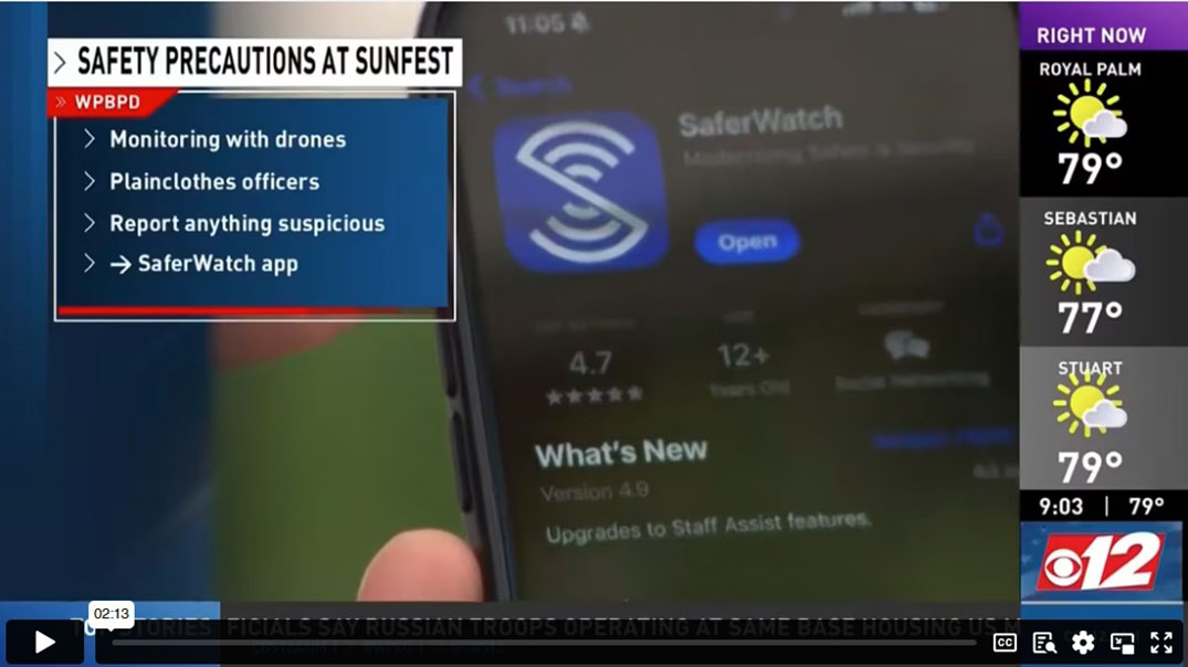 SaferWatch – Security at Sunfest